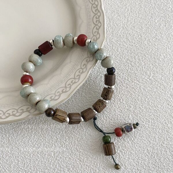 Thangka Secret Color Energy Prayer Wheel Bracelet