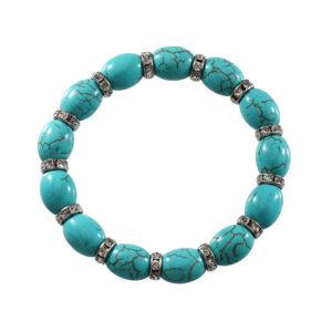 Tibetan Sky Stone - Natural Turquoise Chakra Harmony Bracelet
