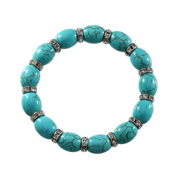 Tibetan Sky Stone - Natural Turquoise Chakra Harmony Bracelet