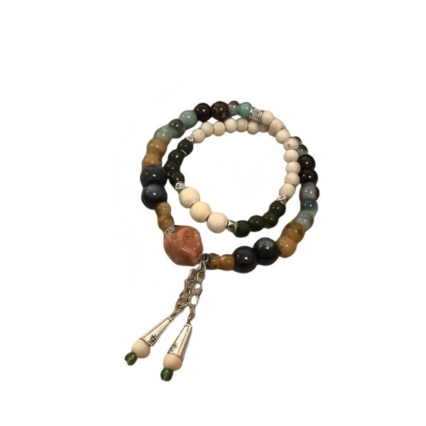 Tibetan Rainbow Mandala - Multi-Gemstone Chakra Harmony Bracelet - Image 2